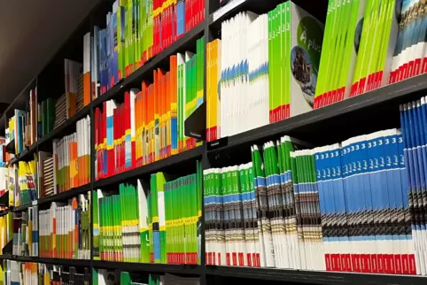 Bei der Schulbuchausleihe sind rund 46.000 Bücher zu verteilen. 
