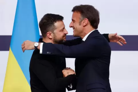 Selenskyj und Macron