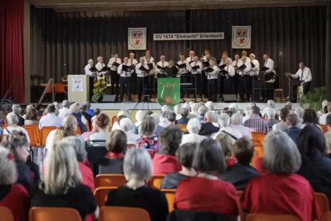 Mit einem Jubiläumskonzert feierte der Gesangverein 1874 Eintracht Erlenbach sein 150. Jubiläum. 