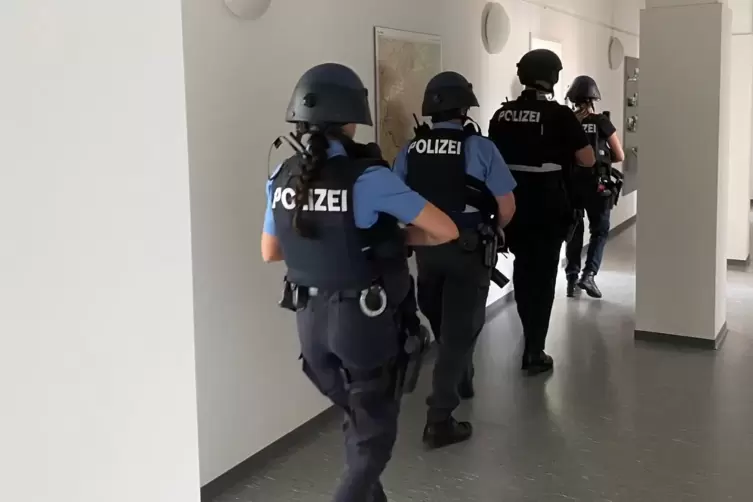 Am Montag gab es einen Polizeieinsatz im Rheinberger. 