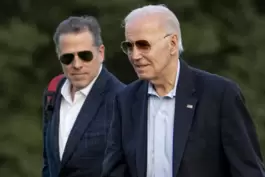 US.Präsident Joe Biden (rechts) hat alles getan, um seinem Sohn Hunter zu helfen. 