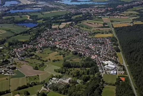 Blick auf die Gemeinde Berg.