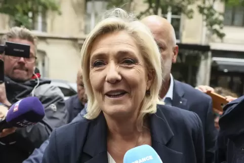 Die französische Rechtsaußen-Führerin Marine Le Pen.