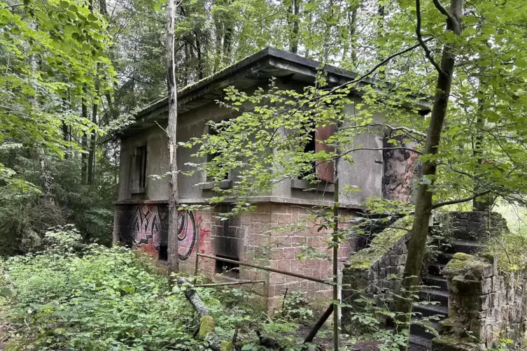 „Lost Place“: Der einstige Bahnhof Stempelbrunnen. 