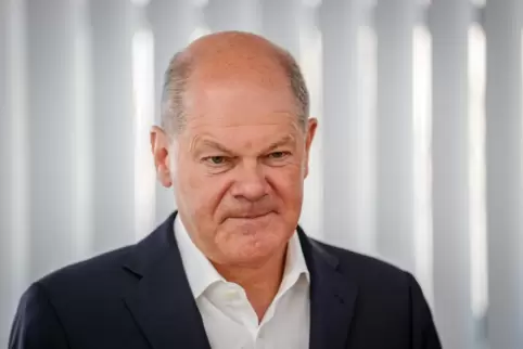 Gelegentlich wortkarg: Bundeskanzler Olaf Scholz (SPD). 