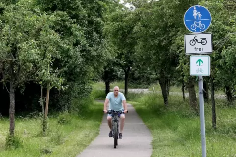 Volker Anton gab den entscheidenden Impuls, um den Fuß- und Radweg bei Venningen um Straßenleuchten zu ergänzen, die auf Bewegun