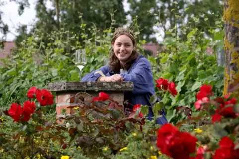 Maria Leibel ist die neun Weinprinzessin in Edesheim. 