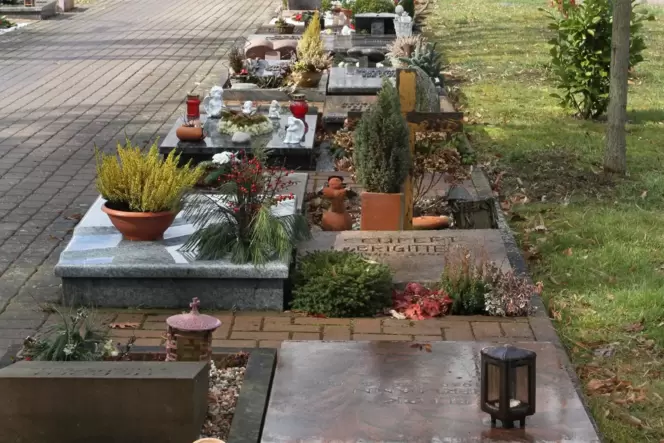Derzeit zum Teil gesperrt: der Grünstadter Friedhof.