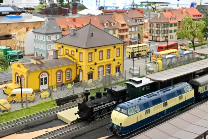 Modellbahnausstellung in Mußbach mit Kuckucksbähnel.