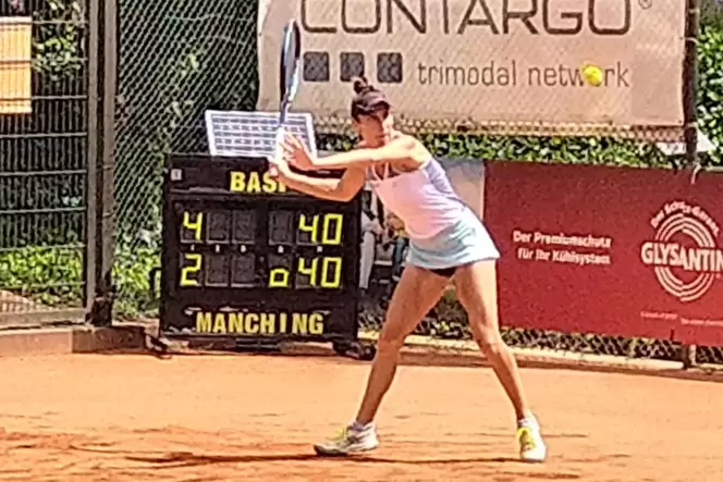 Cristina Dinu gewann ihre beiden Einzel am Wochenende.