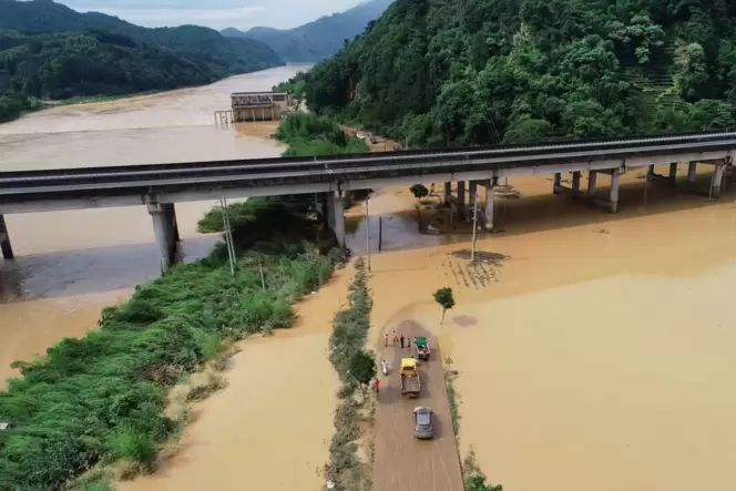 Überschwemmungen in China