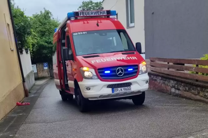 Im Einsatz: die Freiwillige Feuerwehr in Otterstadt.