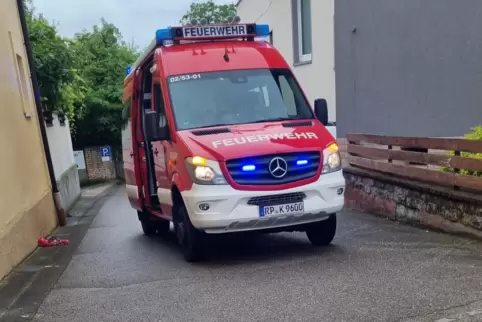 Im Einsatz: die Freiwillige Feuerwehr in Otterstadt. 