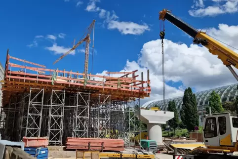 Die Arbeiten für den Bau der neuen Hochstraße Süd – ein 520-Meter-Lückenschluss – laufen seit 22. Januar.