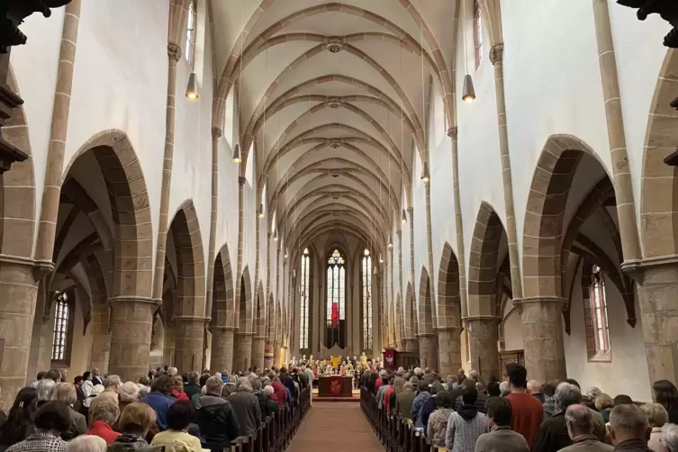 Statt Gottesdienst gibt es am Samstag Musik in der Stiftskirche. 