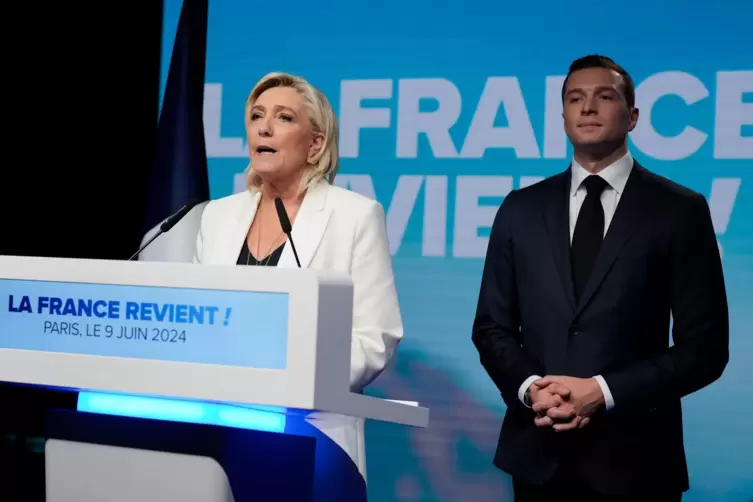 Falls der rechtsextreme Rassemblement National (RN) die Parlamentswahlen gewinnt, könnte Marine Le Pen Premierministerin werden.