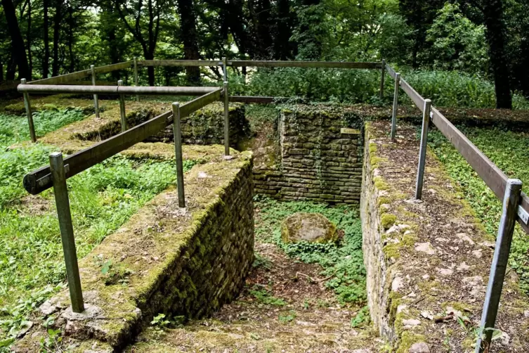 Die Villa Rustica bei Herschwiler-Pettersheim und Wahnwegen wurde in den 1950er Jahren freigelegt. 