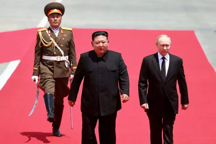 Russlands Präsident Putin in Nordkorea