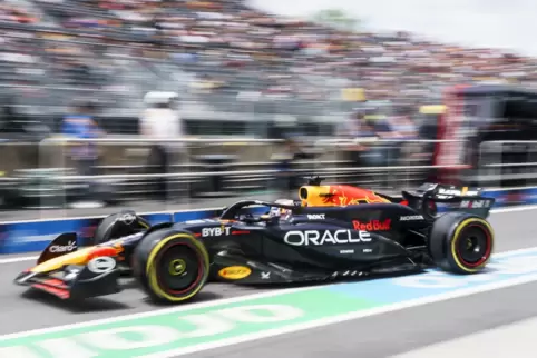 Max Verstappen im Geschwindigkeitsrausch. Doch das Trenngeschehen droht bald viel komplizierter zu werden.