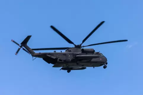 Kann Anfang Juli rund um Speyer zum Einsatz kommen: ein Hubschrauber CH-53 der Bundeswehr. 