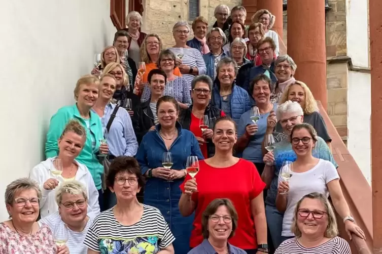 Das Historische Rathaus war die passende Kulisse, um den Freinsheimer Landfrauenverein zu gründen. 