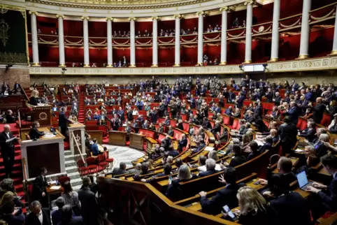 Blick in die Nationalversammlung: Am 30. Juni und 7. Juli wird das französische Parlament neu gewählt.