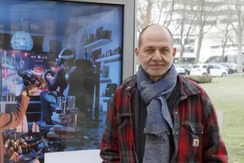 Thomas Brenner ist mittlerweile pfalzweit bekannt für seine Plakataktionen.