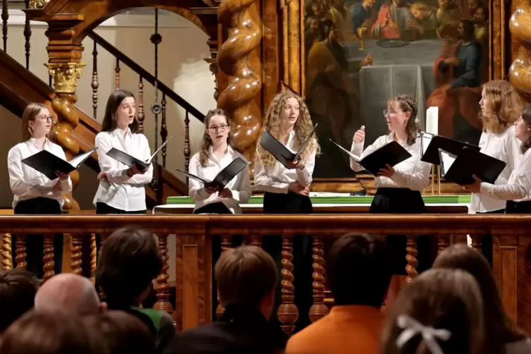 In der Dreifaltigkeitskirche sang wieder das Ensemble Thaleia.