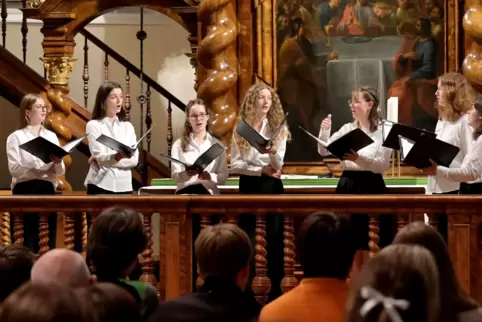 In der Dreifaltigkeitskirche sang wieder das Ensemble Thaleia.