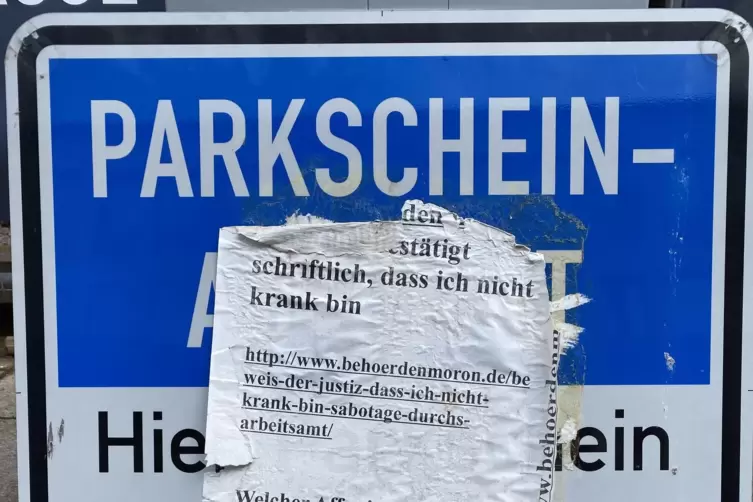 Wurde vergangene Woche ausgetauscht: Verkehrsschild vor der ehemaligen Hauptpost mit wiederkehrenden Gestaltungselementen des Pl