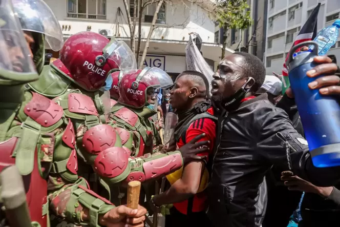 Protest in Kenia