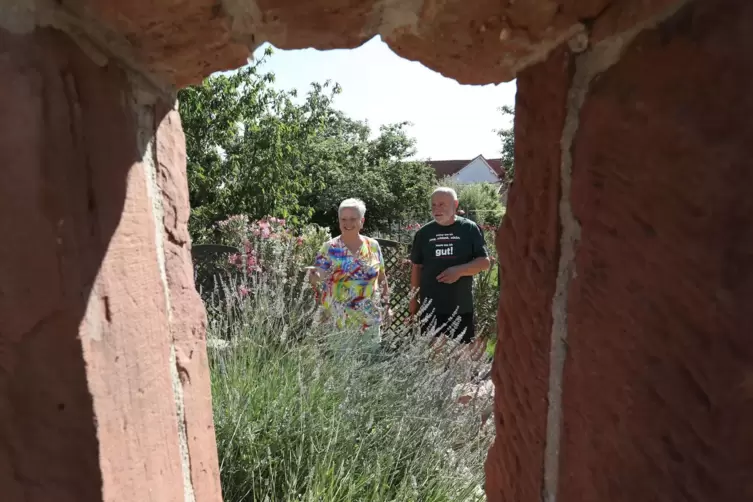 Ein Blick in den Garten von Christa und Otto Reichert im Jahr 2022. Das Ehepaar ist auch 2024 dabei. 