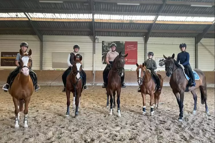 Täglicher Reitunterricht gehört zum Sommerlager dazu. 