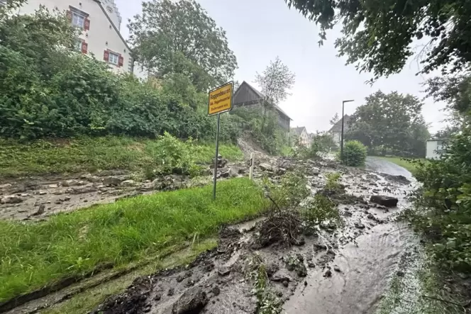 Überschwemmungen am Bodensee nach Unwetter
