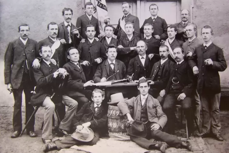 Das älteste Foto des Vereins von ungefähr 1890.