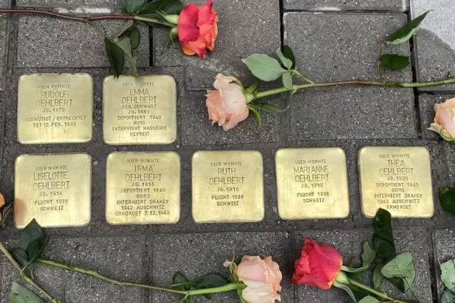 »Stolpersteine« erinnern an Opfer aus der NS-Zeit.
