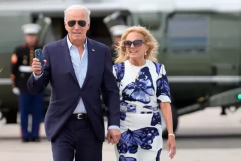 Wahlkampf in den USA -  Biden in East Hampton