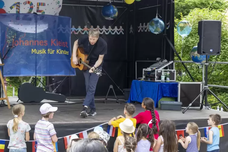 Kinderkonzert des Musikers Johannes Kleist.