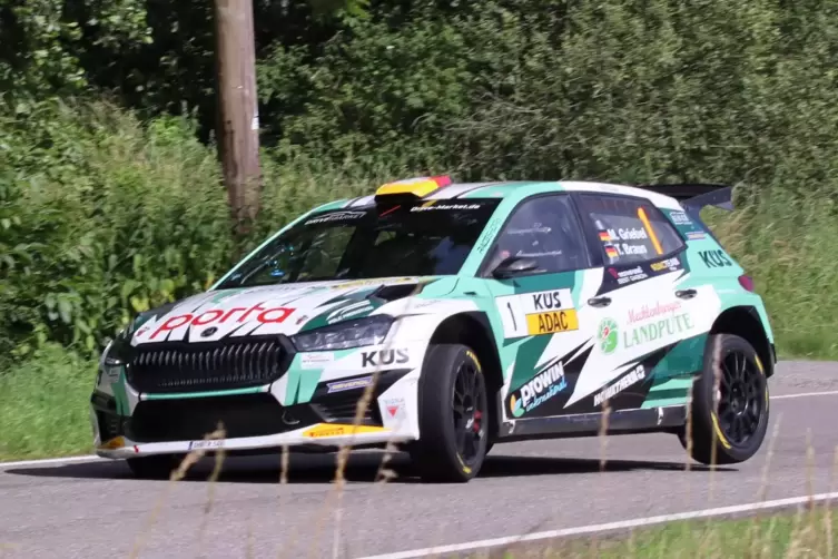 Marijan Griebel und Tobias Braun sind im Skoda Fabia RS Rally 2 erfolgreich unterwegs.