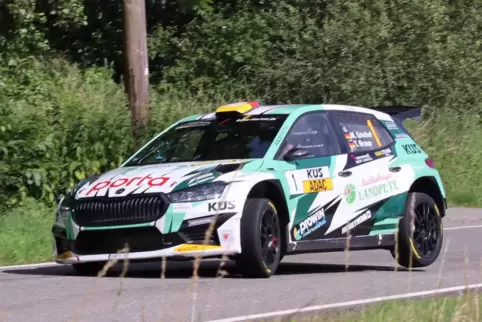 Marijan Griebel und Tobias Braun sind im Skoda Fabia RS Rally 2 erfolgreich unterwegs.