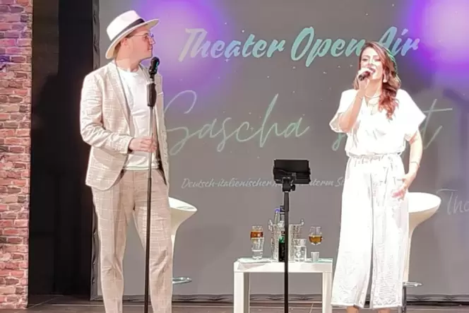 Odenwälder trifft Sizilianerin: Sascha Fischer und Francesca Galiano in Großkarlbach.