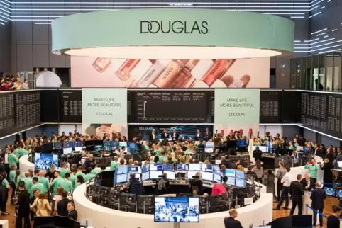 Einer der wenigen Neuzugänge: Im März wurde Douglas erstmals an der Frankfurter Börse notiert. 