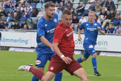 Filip Kaloc traf im neuen Trikot zum 1:0 für den 1. FC Kaiserslautern.