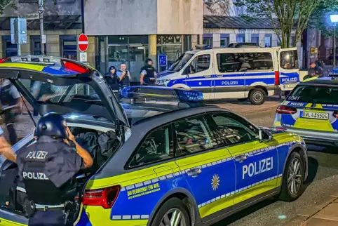 Großer Einsatz der Polizei in Weingarten