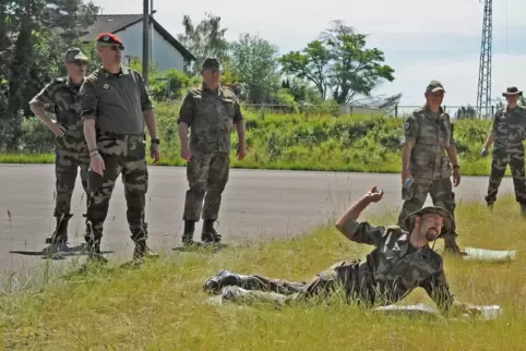 Die Reservistenkameradschaft Ramstein-Landstuhl wurde vor 60 Jahren gegründet. Immer wieder werden Übungen mit einem sportlich-m