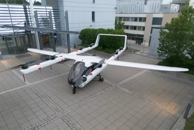 Prototyp Fluggerät für Patiententransport