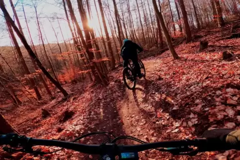 Der Trail auf dem Pfrimmerhof wird bereits von vielen Mountainbikern genutzt.