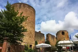 Einer der Höhepunkte der Tour: Die Burg Neuleiningen. 