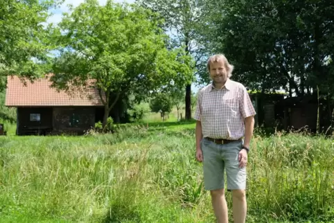 Ein wahres Naturparadies habe man innerhalb von 20 Jahren am Wasserhaus am Bambergerhof geschaffen, sagt Volker Meyer. 