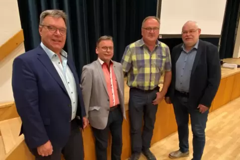 Christdemokraten unter sich (von links): Bürgermeister Paul Poje, Erster Beigeordneter Michael Niederberger, Beigeordneter Georg